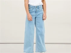 Name It light blue denim wide jeans